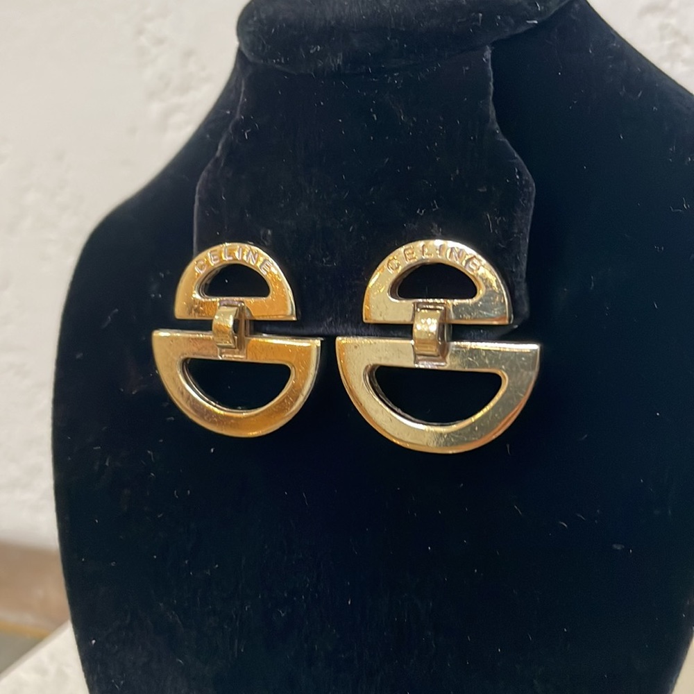 🔥🔥Vintage Celine Earrings (Clip-on) - Picture 2 of 5